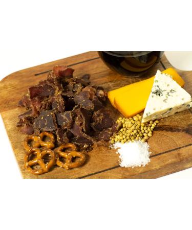 Biltong Depot Traditional Beef Biltong 1lb - Paleo & Keto Friendly, No Preservatives, No MSG, Gluten, or Nitrates - Buy Online on GoSupps.com