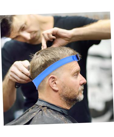 Silicone Hair Cutting Guide | Fade & Shaping Template Tool - 56x4cm Blue for Precision Haircuts - Buy Online on GoSupps.com