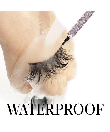 Clear Eyelash Glue Pen | Waterproof, Latex-Free & Long Lasting Adhesive | Sensitive Eyes Friendly | 0.353oz (1pcs Clear) - Buy Online on GoSupps.com