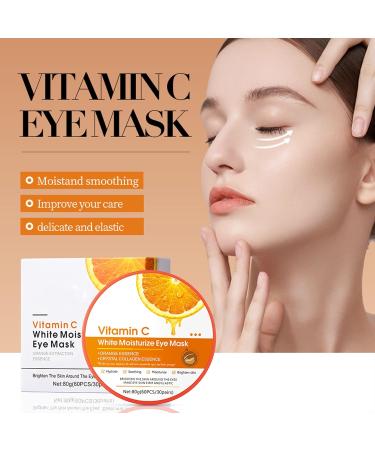 Chenduoran 60 pieces eye pads against dark circles vintamin C orange vitamin eye pads with collagen collagen antiaging eye pads with hyaluronic acid and collagen hyaluronic acid cooling eye pads organic woman Orange Vitamin C - Buy Online on GoSupps.com