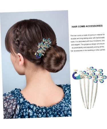 Ipetboom Diamond Phoenix Hair Comb Christmas Hair Comb Flower Hair Pins Flower Hair Comb Rhinestone Barrettes Rhinestone Hair Comb Hair Side Comb Rhinestones Bride Flower Girl Wedding Clip - Buy Online on GoSupps.com