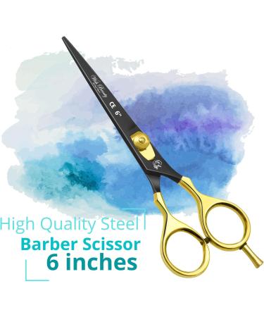 Wishbeauty 6" Professional Scissor for Hair Cutting Hair Dressing Thinning Shear Scissors UK Shears for Hair Cutting Barber Scissors for Professionals - Buy Online on GoSupps.com