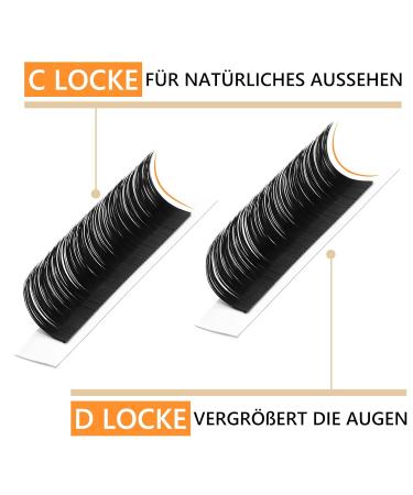 Shop Single Volume Eyelashes - C Curl 0.20mm 8-15mm Mix - Premium Individual Extensions - Buy Online on GoSupps.com