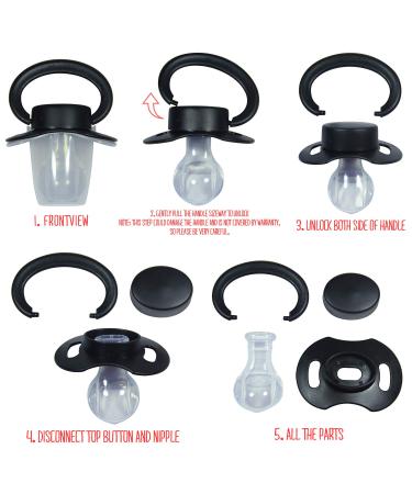 Shop LittleForBig Adult Size Candy Gloss Pacifier Nipples Value Pack | International Shipping Available - Buy Online on GoSupps.com