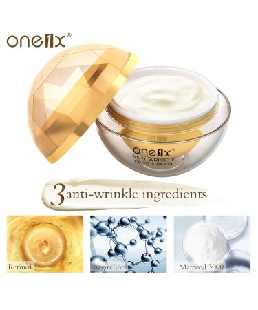 Anti Aging Face Cream with Retinol Hyaluronic Acid & Vitamin C - Moisturizer for Wrinkles & Fine Lines | Organic Day & Night Firming Cream 50ML - Buy Online on GoSupps.com
