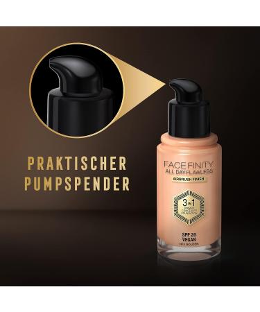Max Factor Facefinity 3-in-1 Primer Concealer Foundation SPF 20 - Golden, Unscented - 1 Fl Oz - Buy Online on GoSupps.com