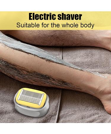 Youngwier Head Shaver for Men SelfCutting Trimmer for Head and BeardGrooming Tool SelfHaircut for Men Seniors Athletes Travel Home Daily Morning Yellow - Buy Online on GoSupps.com