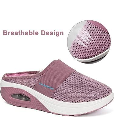 Rsaveld Air Cushion Slip-On Walking Shoes - Orthopedic Diabetic Shoes for Swollen Feet (Black 10) - Buy Online on GoSupps.com