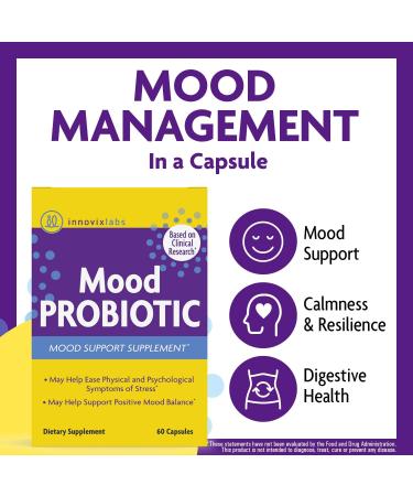 InnovixLabs Choline & Mood Probiotic Bundle Choline Bitartrate 550mg (100 Capsules) Mood Probiotic (60 Capsules). Supports Memory Mood Brain Health & Boost Cognitive.* - Buy Online on GoSupps.com