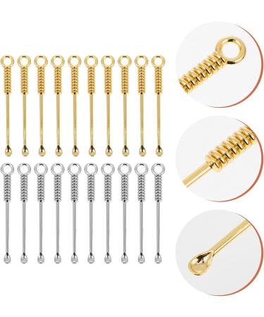 Cabilock Tiny Spoon 20pcs Ear Cleaning Kit - Safe Ear Wax Removal Tool - Keychain Pendant - Easy & Painless Ear Pick for Men, Women, Kids - Gold & Silver (Small Spoons) - Buy Online on GoSupps.com