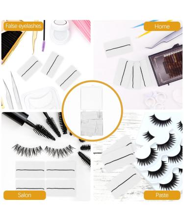 POPETPOP Self-Adhesive Lash Strips - Black Fake Eyelashes Replacement Glue for Women & Girls | International Shipping Available - Buy Online on GoSupps.com