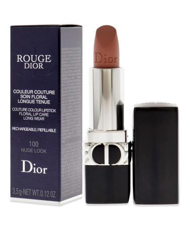 Christian Dior Rouge Dior Couture Matte Lipstick - 100 Nude Look, 0.12 oz - Refillable Women's Lipstick - Buy Online on GoSupps.com