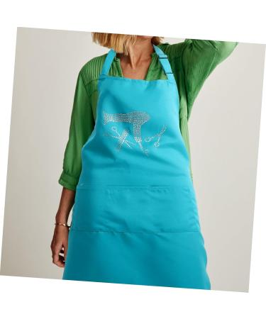 Angoily Barber Apron Hairstylist Apron Chef Apron Grilling Gloves Hair Cutting Apron Hair Dresser Apron for Women Bib Apron Waist Aprons Polyester Adjustable Hair Dye Miss - Buy Online on GoSupps.com