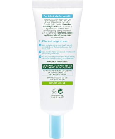 Simple Hydrating Booster Cream 25ml - Buy Online on GoSupps.com