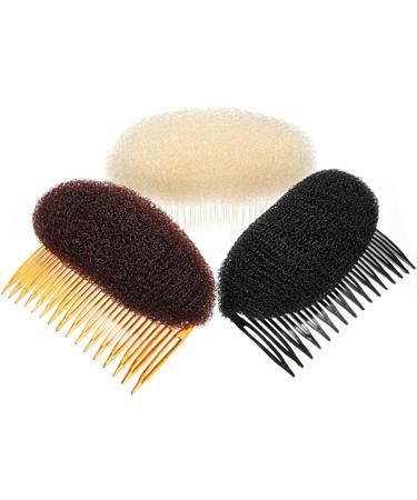 1PC Black/Brown colors for choose Charming BUMP IT UP Volume Inserts Do Beehive hair styler Insert Tool Hair Comb Hot (Brown) - Buy Online on GoSupps.com