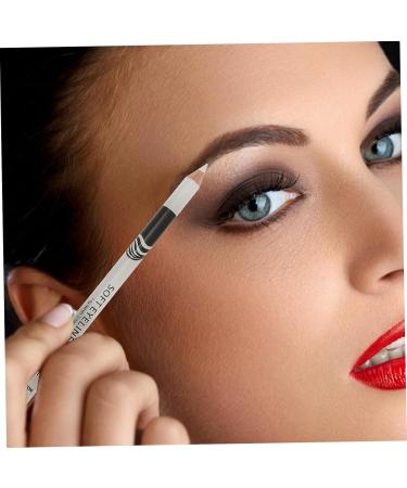 DRESSOOS 12pcs Lying Silkworm Eyeliner Waterproof Eyeliner Pencils Waterproof Eyebrow Pencil White Plastic - Buy Online on GoSupps.com