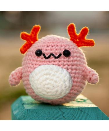 Loveknotpop Axolotl Crochet Kit for Beginners - Complete Animal Crochet Kit for Kids, Teens, and Adults - Easy Knitting Soft Yarn with Tutorial - Perfect Gift for Birthday, Easter, Mother's Day - Buy Online on GoSupps.com