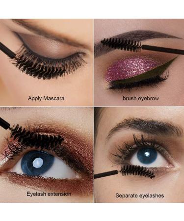 Teenitor Disposable Lip & Mascara Wands 200pcs - Lipgloss & Mascara Applicators for Makeup Testing - Eyelash & Lip Brush Set - Buy Online on GoSupps.com