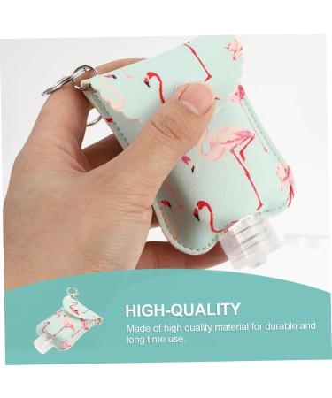 minkissy 2 Sets Flamingo Wash Hand Lotion Key Holder Travel Bottle Container Bottle Carriers for Shampoo Keyring Holder Bottle Pu Mini Key Ring - Buy Online on GoSupps.com