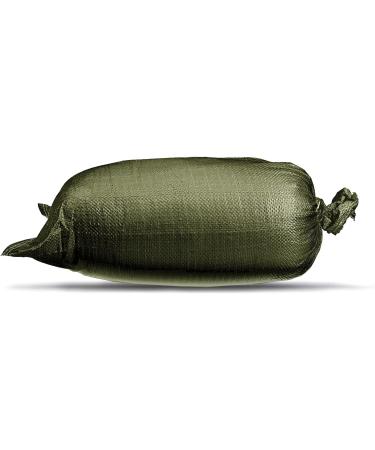 Empty Military Green Sandbags with Ties | 14x26 Woven Polypropylene | Hurricane & Flood Protection | Available in Various Bundles - Buy Online on GoSupps.com