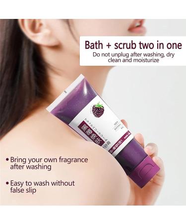  Eastuy Exfoliating Body Scrub Natural Refreshing Body Scrub to Blackberry Skin Moisturising Cellulite and Dead Skin Scars 7/2 oz - Buy Online on GoSupps.com