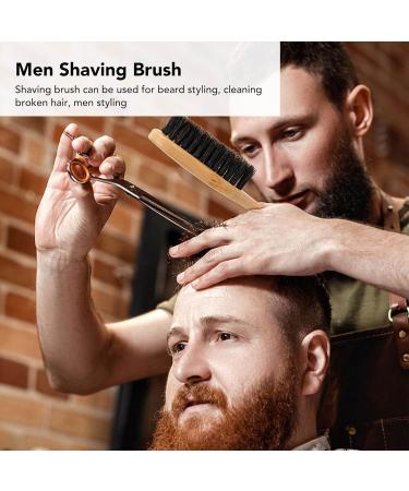 ZJchao Razor Brush for Men - Bamboo Grip Hairdressing Cleaning Tool for Soft Whiskers - Buy Online on GoSupps.com