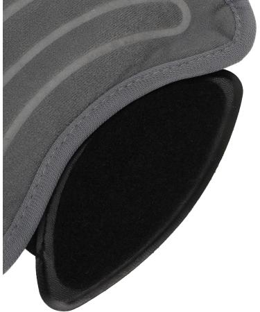 Adjustable Dark Gray Heating Pillow with Straps | 6 Temperature Settings | 4 Timers | Washable Electric Pain Relief (EU Plug 220-240V) - Buy Online on GoSupps.com