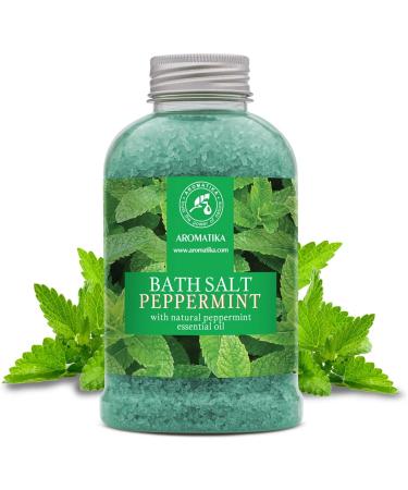 Peppermint Bath Sea Salt 21.16 Oz - Aromatherapy Bath Salts for Relaxing Bath Soak and Muscle Relaxation - Mint Essential Oil - Body Care - Buy Online on GoSupps.com