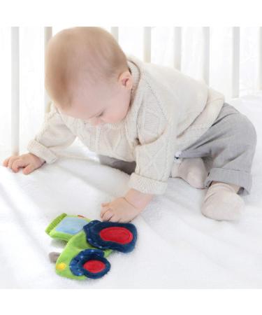 Buy SIGIKID 42301 Active Crinkle Cloth Tractor Toy for Babies | Green/Blue | Ideal from Birth | Perfect for Girls & Boys - Buy Online on GoSupps.com