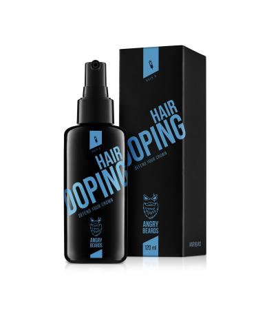 Angry Beards Doping hair growth serum to promote hair growth contains biotin caffeine and natural oils airless pump bottle for maximum freshness hair care for men 100 ml