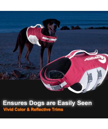 ThinkPet Reflective Dog Life Jacket - Adjustable & Floating Lifesaver Vest - Buy Online on GoSupps.com