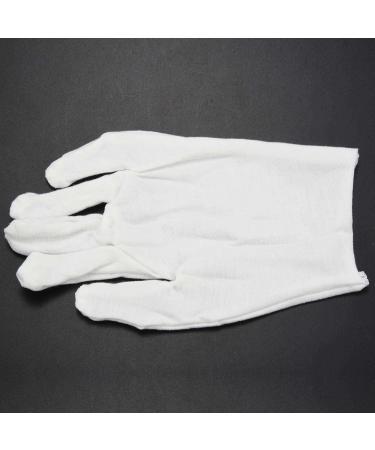 ZHIZAIHU 24 Pairs of Gloves Made of 100% Cotton White with Moisturising Cream Lining Gloves and Healthy Music Work - Buy Online on GoSupps.com