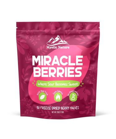 Miracle Berries | Zero Calories Zero Sugar 100% Natural Fruit | 30 Servings