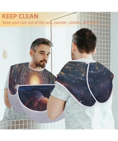 Nebulae Beard Bib Apron - Beard Hair Catcher for Men | Perfect Gift for Dad & Husband | Fathers Day Anniversary Christmas | Includes 2 Suction Cups - Buy Online on GoSupps.com