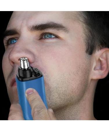 Buy Housgift Portable Nose Hair Trimmer - Rechargeable & Waterproof 2 in 1 Nose & Ear Hair Remover for Men - Black | International Shipping Available - Buy Online on GoSupps.com