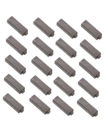 Veemoon Electric Motor 20pcs Hair Dryer Carbon Brush Air Blower Carbon Brush for Motors Electrical Tools Hot and Cold 1.70X0.60X0.30CM As Shown
