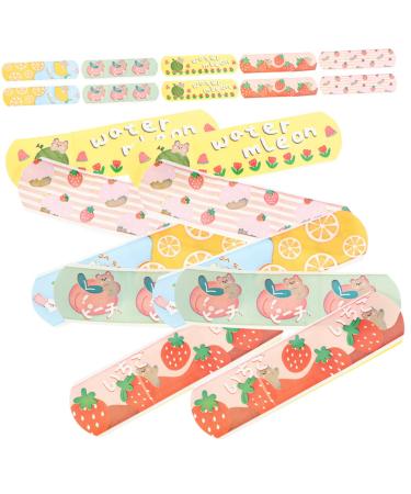 Yardwe 120pcs Cartoon Kids Cartoon Strip Cover Daily Use Baby Patch High Pe Travel Girl Heart