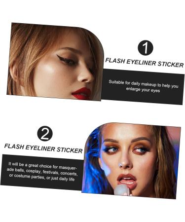 Mikinona Double Sided Tape 18 Pairs Anti Sweat Eyeliner Purple Duct Tape Adhesive Eye Line Strip Eyeliner Sticker Tool Man Eyes - Buy Online on GoSupps.com