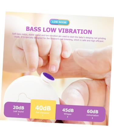 Beatifufu 1 Set Nail Pedicure Tool Safe Adults Nail Kit Electric Nail Sharpener Electric Nail Trimmer Safe Nail Trimming Tool Nail Trimmer Safe Nail Polishing Accessory 7X7X3CM White - Buy Online on GoSupps.com