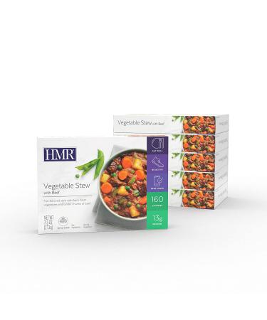 HMR Vegetable Stew with Beef Entree - 7.5 oz, Pack of 6 Ready to Eat Meals - Buy Online on GoSupps.com