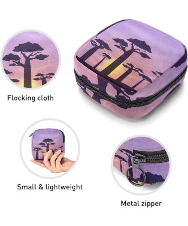Women's Portable Period Kit Bag - Lift Storage Pockets Twilight Baobab Silhouette - Ideal for Girls | Shop Now! - Buy Online on GoSupps.com