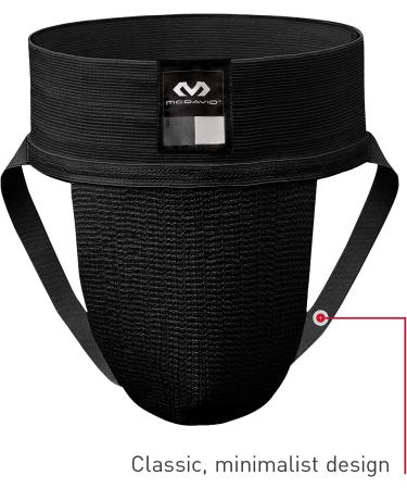 McDavid Jockstrap Athletic Supporter 2 Pack - Large Black | Stretch Mesh Pouch for Men - Buy Online on GoSupps.com