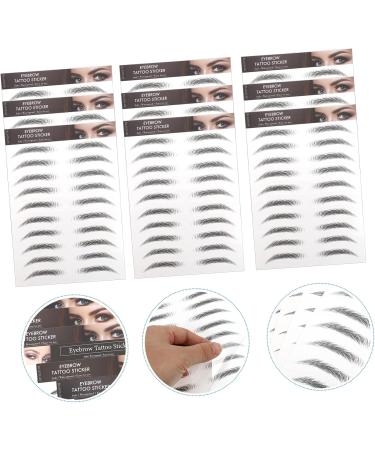 Ipetboom 10pcs Imitation Eco Eyebrow Sticker Ladies Hair Beauty Stickers - Buy Online on GoSupps.com