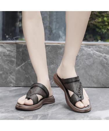 Wygwlg Non-Slip Breathable Flip Flops for Men | Bunion Corrector Sandals | Soft Slip-On Slippers for Hallux Valgus & Fasciitis | Perfect Birthday Gifts for Dad - Size 7.5 Grey - Buy Online on GoSupps.com