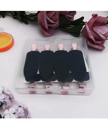 Ainiya Large No Bend Hair Clip 3.2 Inch - Set of 8 Black Alligator Clips for Creaseless Hair Styling and Makeup Application - Buy Online on GoSupps.com