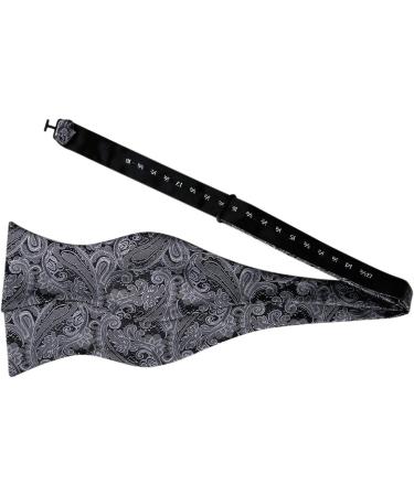 Alizeal Men's Adjustable Floral Paisley Suspenders Gray Interlocking Luggage & Elastic Y-Form Clip Set | International Shipping Available - Buy Online on GoSupps.com