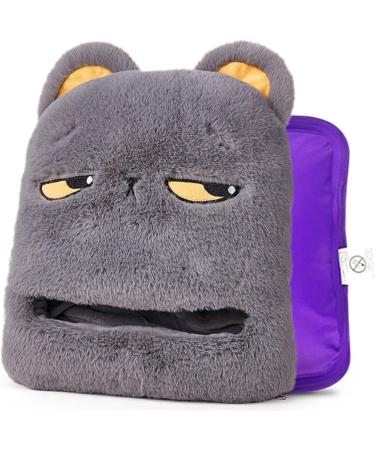 Kowaku Electric Heated Foot Warmer Durable Winter Foot Heater for Office Dorm & Home | Unisex Gray Cat Design - Buy Online on GoSupps.com