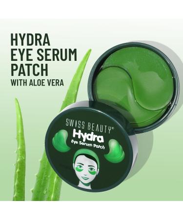Swiss Beauty Hydra Anti-Wrinkle Eye Serum Patches - Dark Circles Treatment Fine Lines & Wrinkles Relief - Collagen & Aloe Vera Enriched - 60 Pcs - Buy Online on GoSupps.com