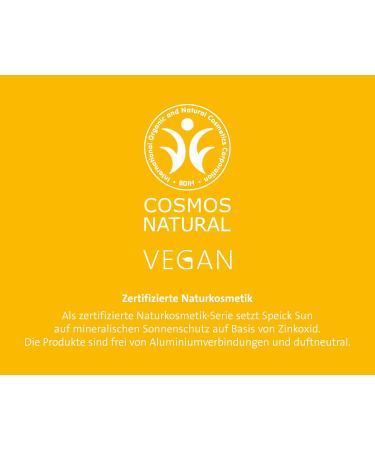 Speick Sun Cream SPF 50 improved formula for children and adults mineral with zinc oxide natural cosmetics face and body vegan and unscented 60 ml - Buy Online on GoSupps.com