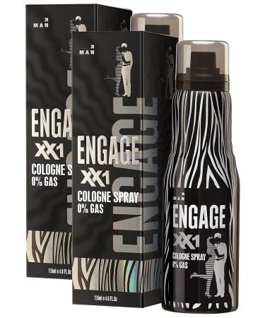En.gage XX1 Cologne No Gas Perfume for Men Citrus and Spicy Fragrance Scent Skin Friendly Perfume for Men Long Lasting Smell 135ml - Buy Online on GoSupps.com